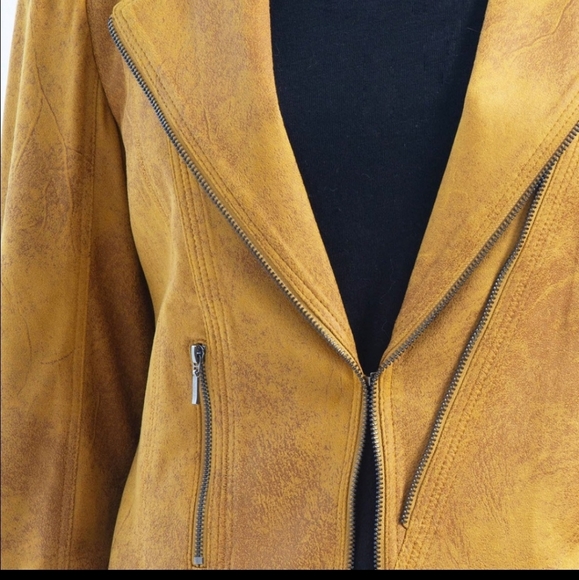 BNWT Charlie B faux suede moto jacket - Picture 3 of 6